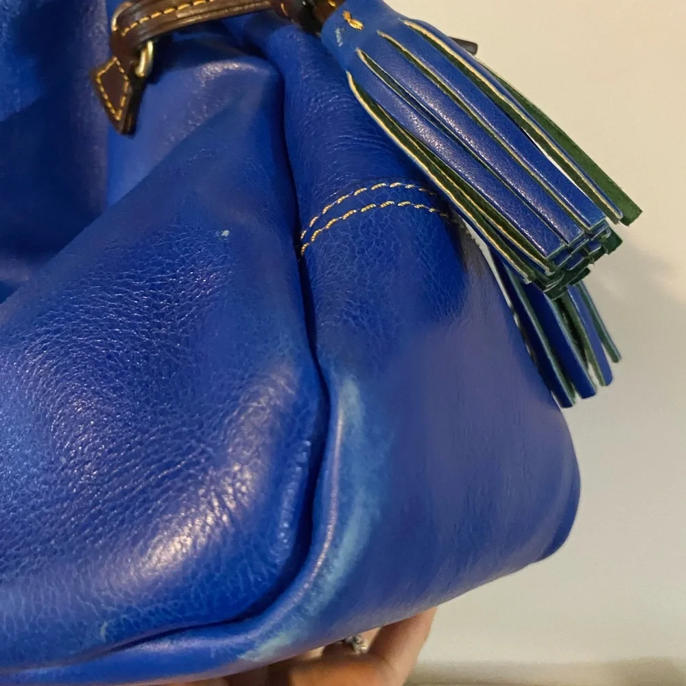 *SOLD*Dooney and Bourke Toledo Hobo in Royal Blue Should Bag - Picture 8 of 10